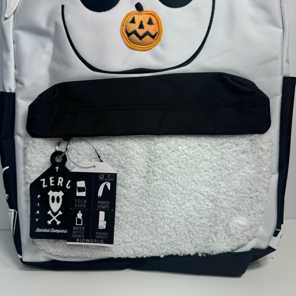 NWT. Disney The Nightmare Before Christmas Zero Figural Fuzzy Backpack - Picture 3 of 10